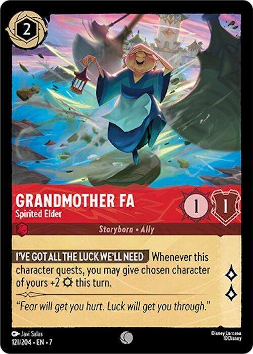 Lorcana - Grandmother Fa - Spirited Elder - Archazia's Island (7)