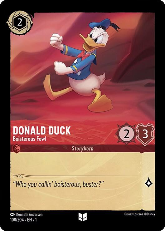 Lorcana - Donald Duck - Boisterous Fowl - The First Chapter (1)