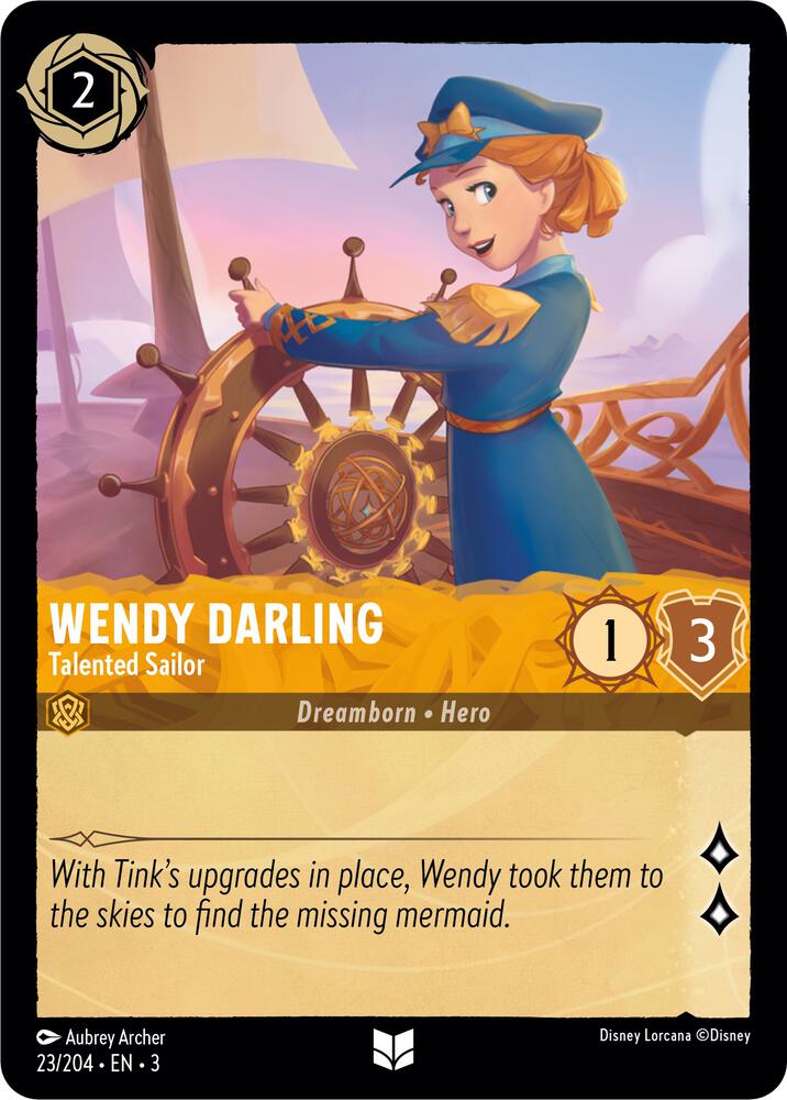 Lorcana - Wendy Darling - Talented Sailor - Into the Inklands (3)