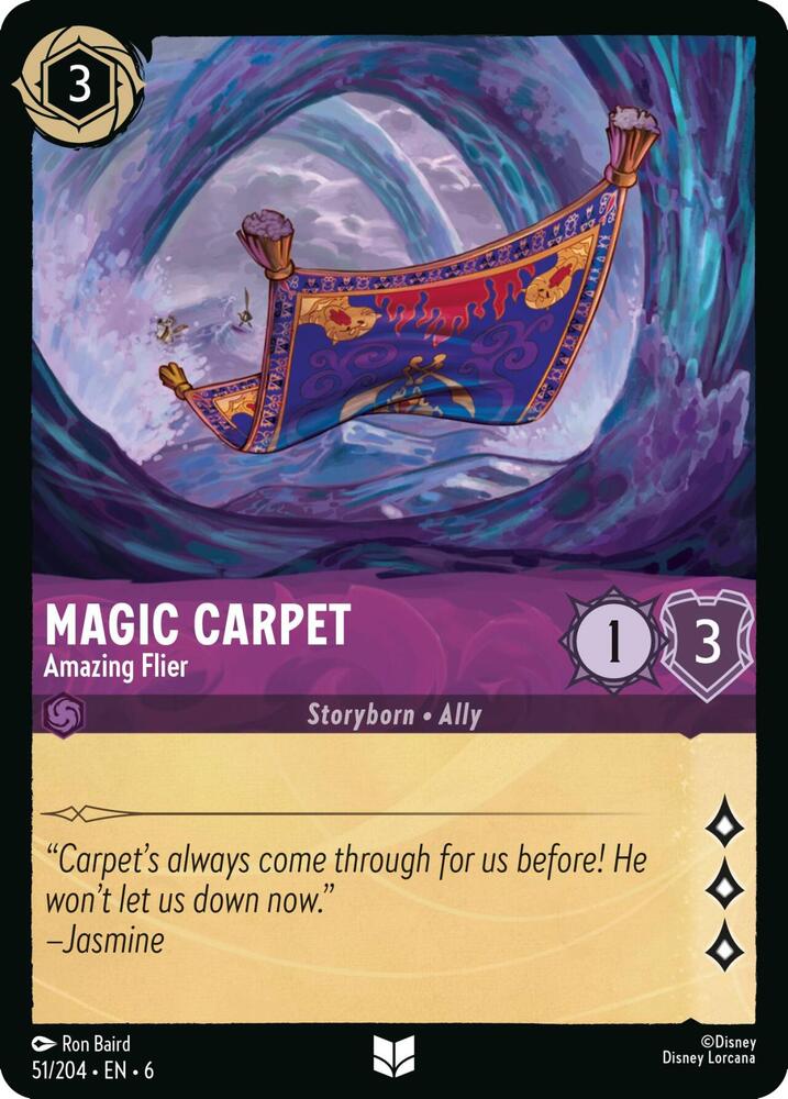 Lorcana - Magic Carpet - Amazing Flier - Azurite Sea (6)