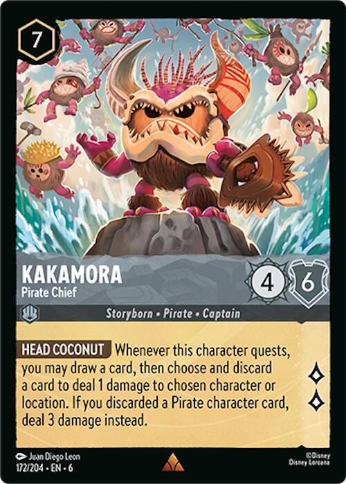Lorcana - Kakamora - Pirate Chief - Azurite Sea (6)