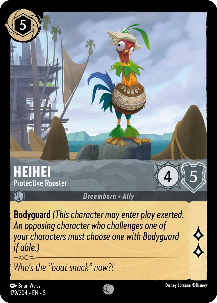 Lorcana - HeiHei - Protective Rooster - Shimmering Skies (5)