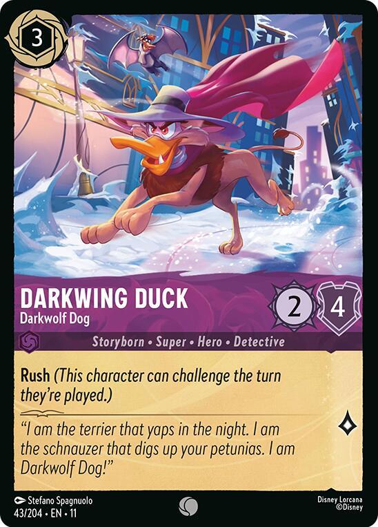 Lorcana - Darkwing Duck - Darkwolf Dog - Winterspell (11)