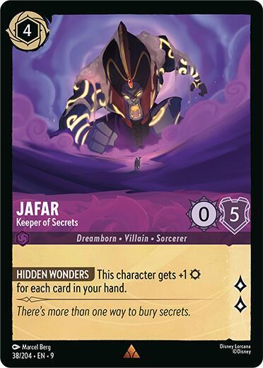 Lorcana - Jafar - Keeper of Secrets - Fabled (9)