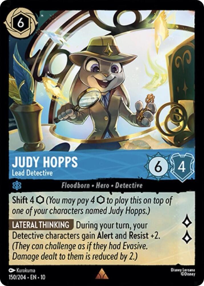 Lorcana - Judy Hopps Lead Detective - Whispers in the Well (10)