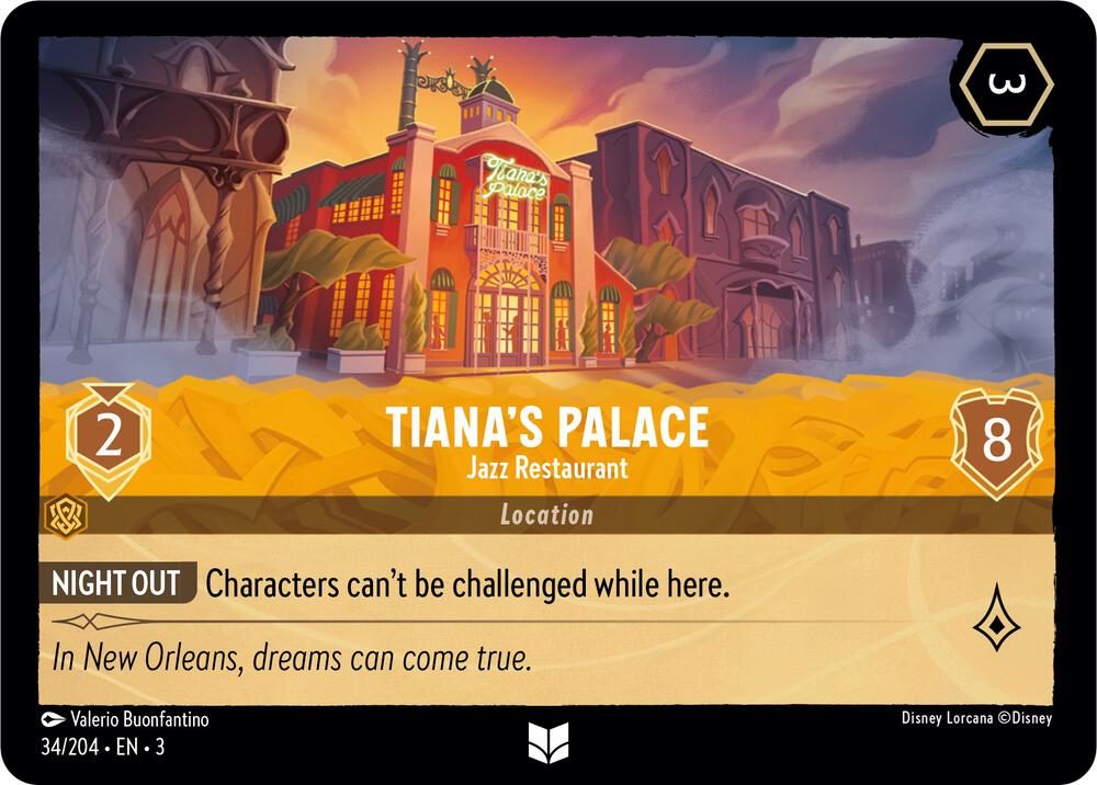 Lorcana - Tiana's Palace - Jazz Restaurant - Cold Foil - Into the Inklands (3)