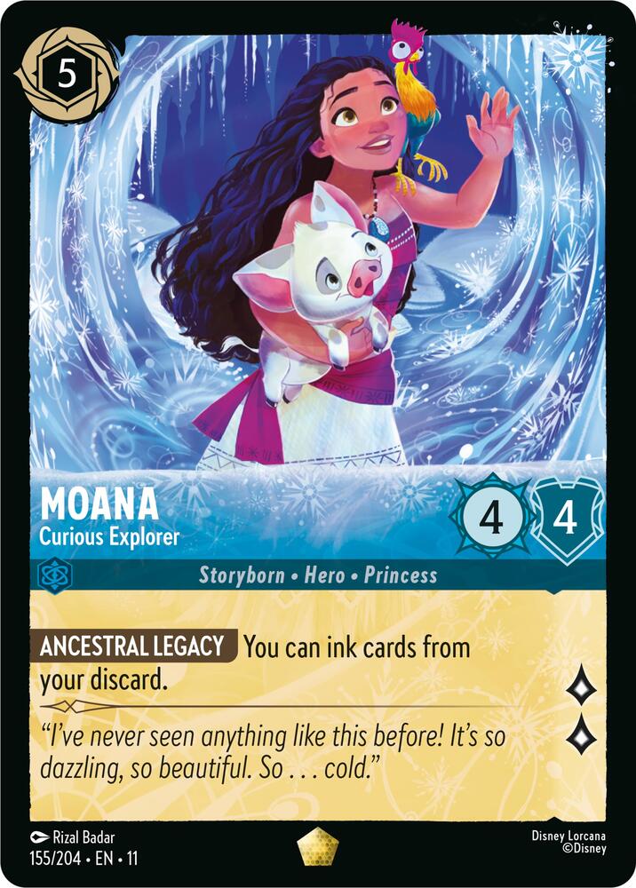 Lorcana - Moana - Curious Explorer - Winterspell (11)