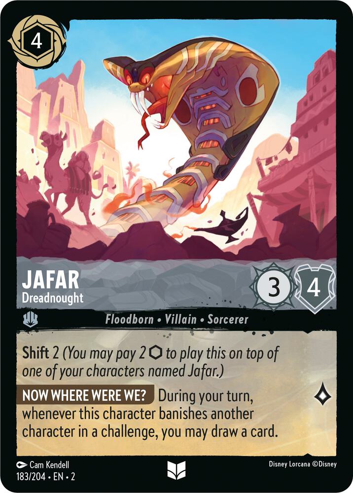Lorcana - Jafar - Dreadnought - Cold Foil - Rise of the Floodborn (2)