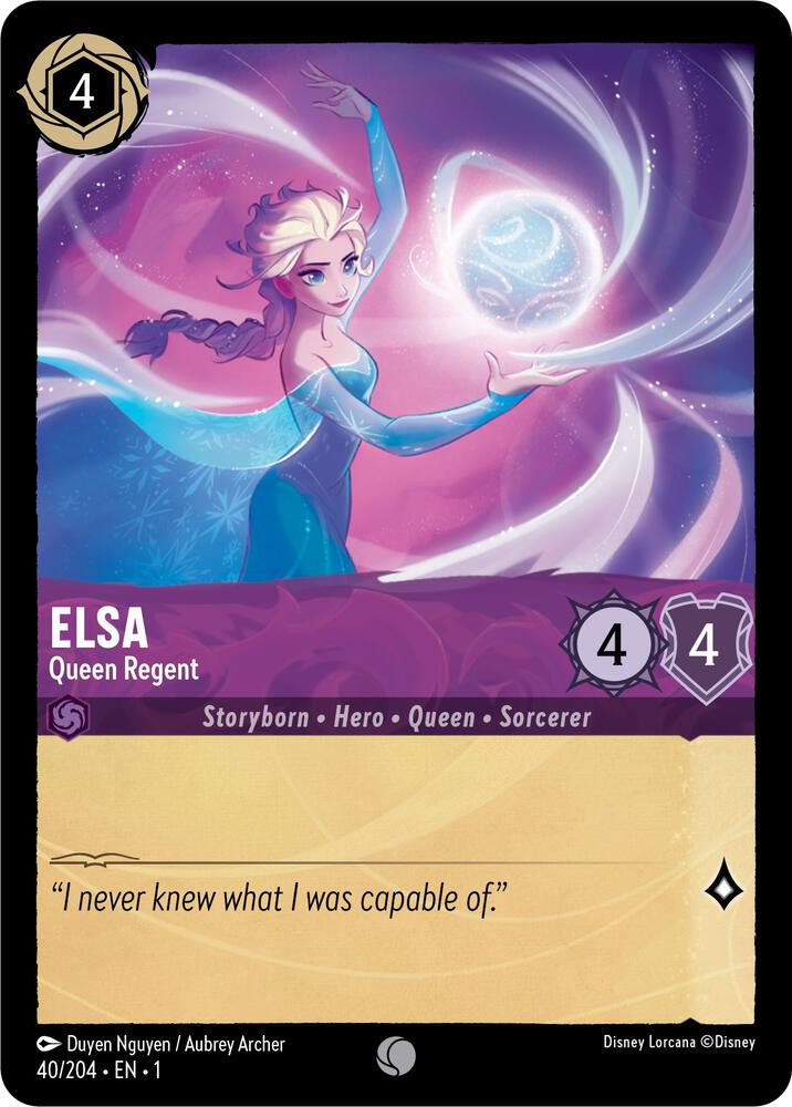 Lorcana - Elsa - Queen Regent - The First Chapter (1)