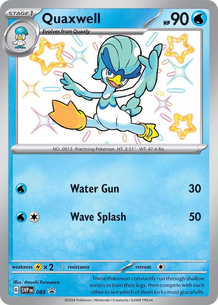 Pokemon - Quaxwell - 083 - SV: Scarlet & Violet Promo Cards (SVP)