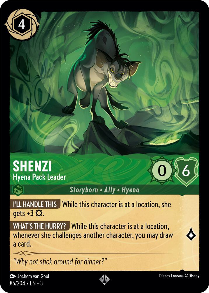 Lorcana - Shenzi - Hyena Pack Leader - Into the Inklands (3)