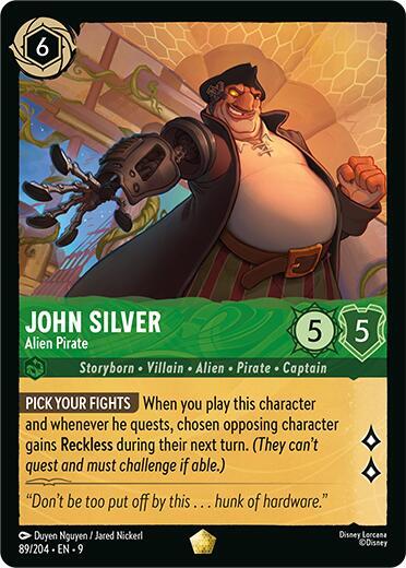 Lorcana - John Silver - Alien Pirate - Fabled (9)