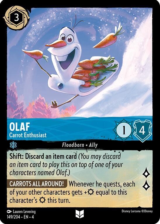 Lorcana - Olaf - Carrot Enthusiast - Ursula's Return (4)