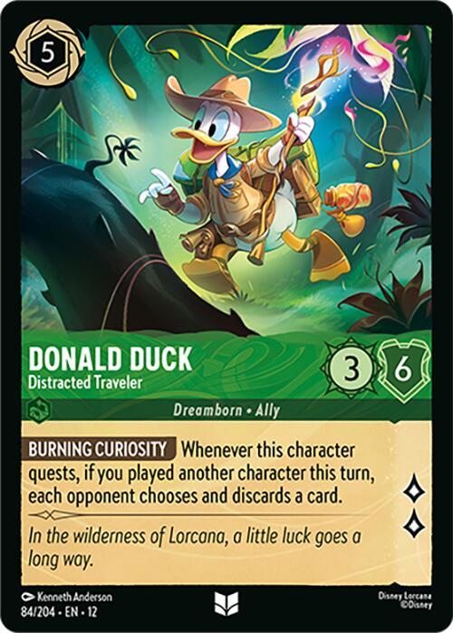 Lorcana - Donald Duck - Distracted Traveler - Wilds Unknown (12)