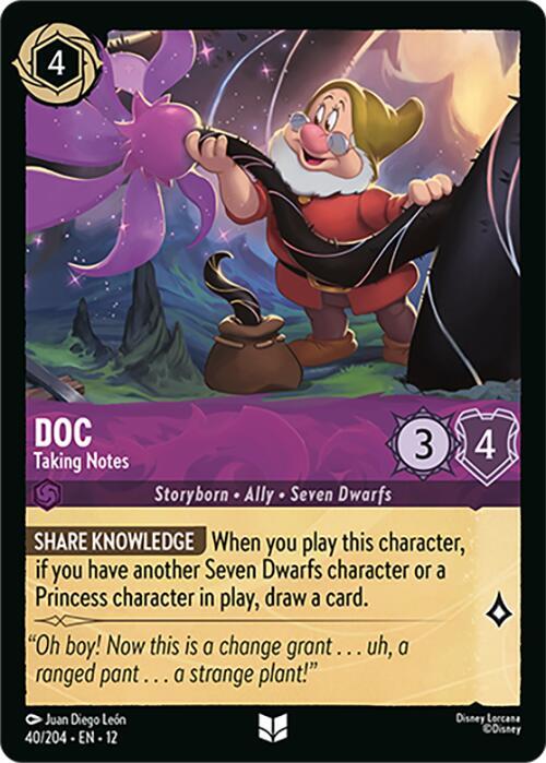 Lorcana - Doc - Taking Notes - Wilds Unknown (12)