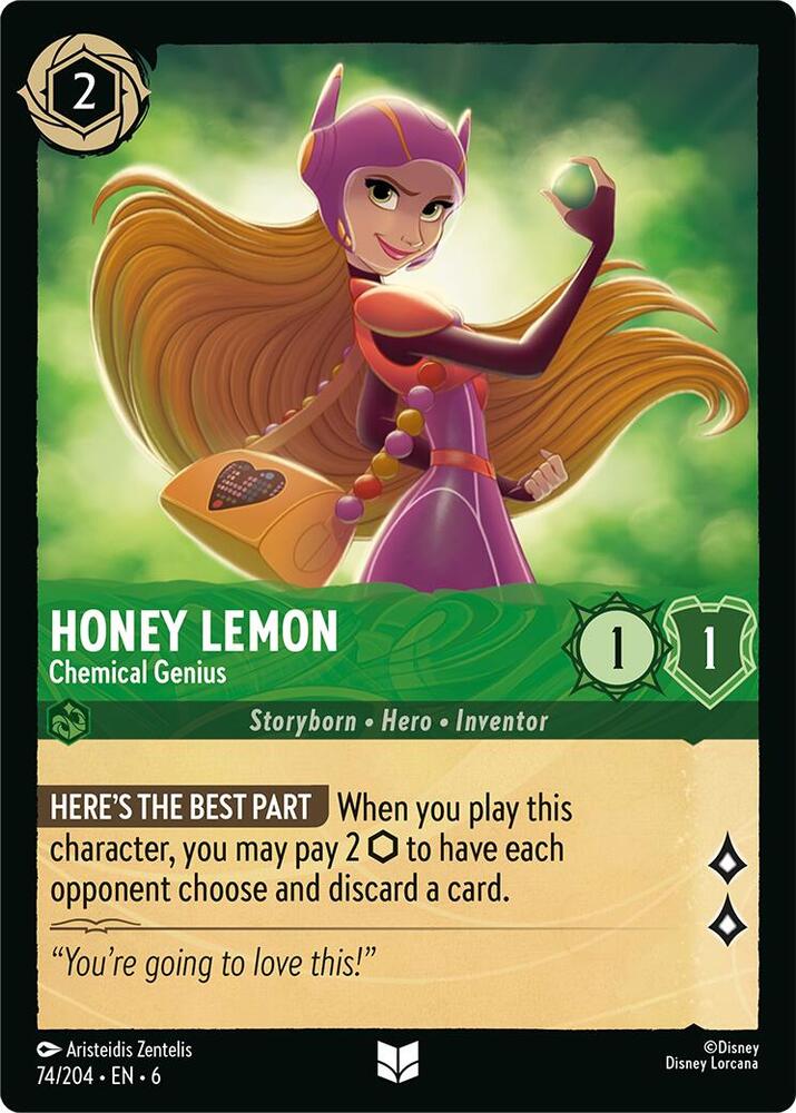Lorcana - Honey Lemon - Chemical Genius - Azurite Sea (6)