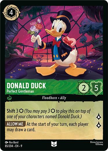 Lorcana - Donald Duck - Perfect Gentleman - Fabled (9)