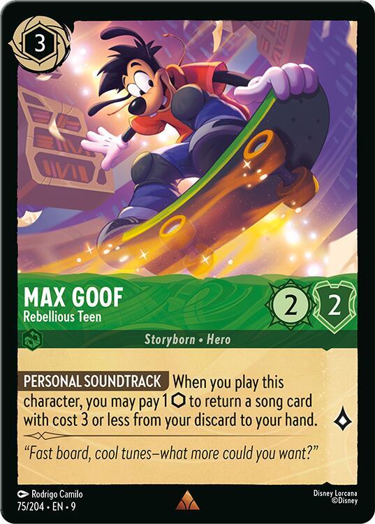 Lorcana - Max Goof - Rebellious Teen - Fabled (9)