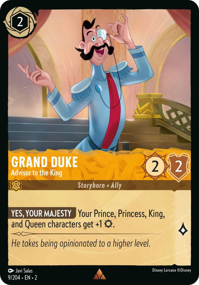 Lorcana - Grand Duke - Advisor to the King - Rise of the Floodborn (2)