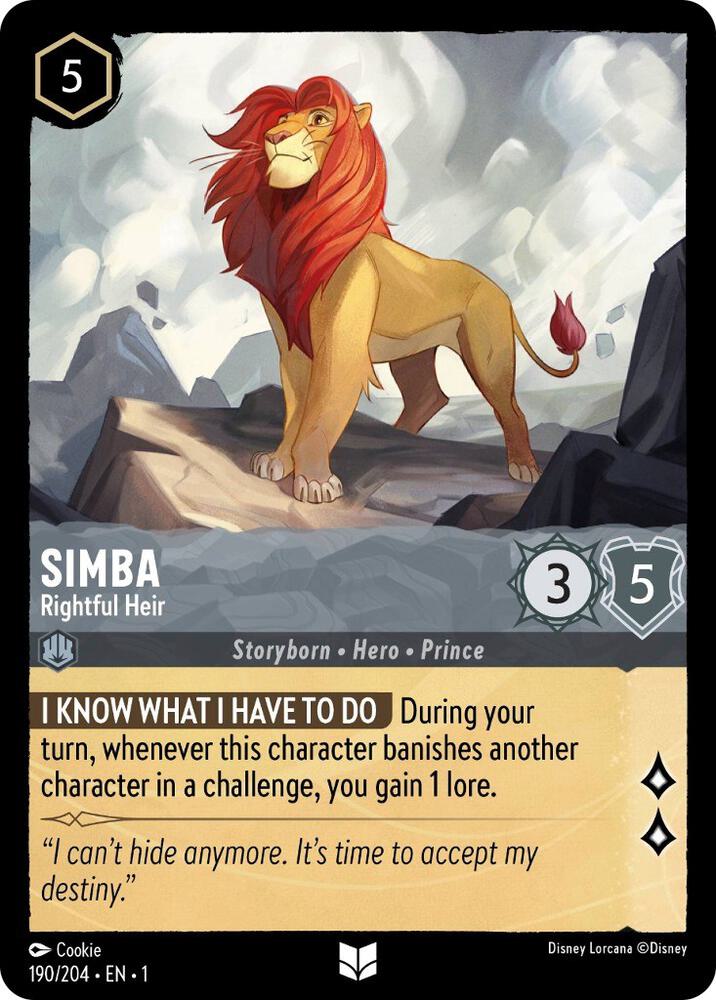 Lorcana - Simba - Rightful Heir - The First Chapter (1)