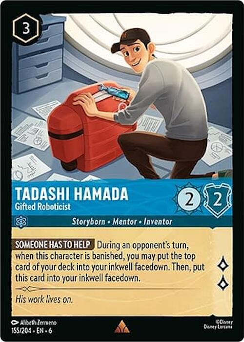 Lorcana - Tadashi Hamada - Gifted Roboticist - Azurite Sea (6)
