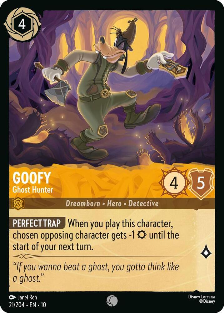 Lorcana - Goofy Ghost Hunter - Whispers in the Well (10)
