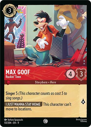 Lorcana - Max Goof - Rockin' Teen - Fabled (9)