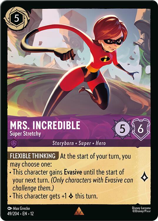 Lorcana - Mrs. Incredible - Super Stretchy - Wilds Unknown (12)