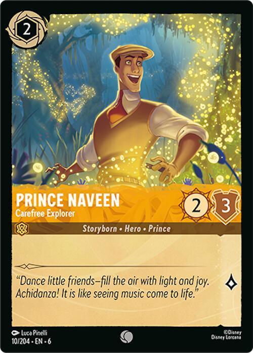 Lorcana - Prince Naveen - Carefree Explorer - Azurite Sea (6)