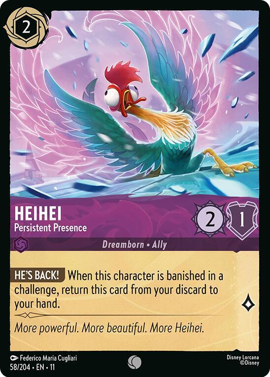 Lorcana - HeiHei - Persistent Presence - Winterspell (11)