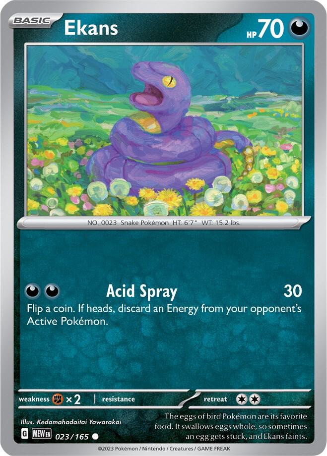 Pokemon - Ekans - SV: Scarlet & Violet 151 (MEW)