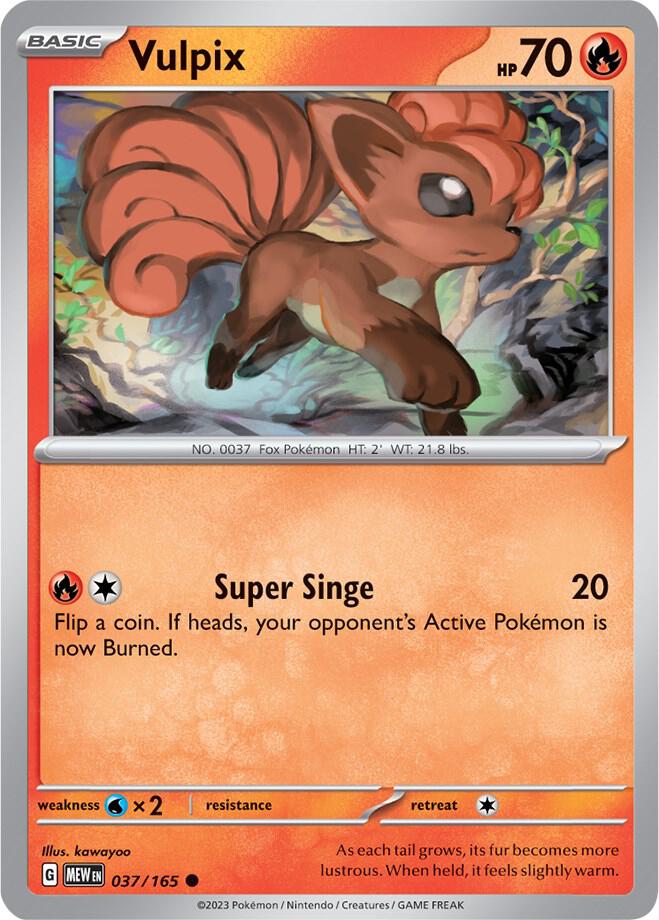Pokemon - Vulpix - SV: Scarlet & Violet 151 (MEW)