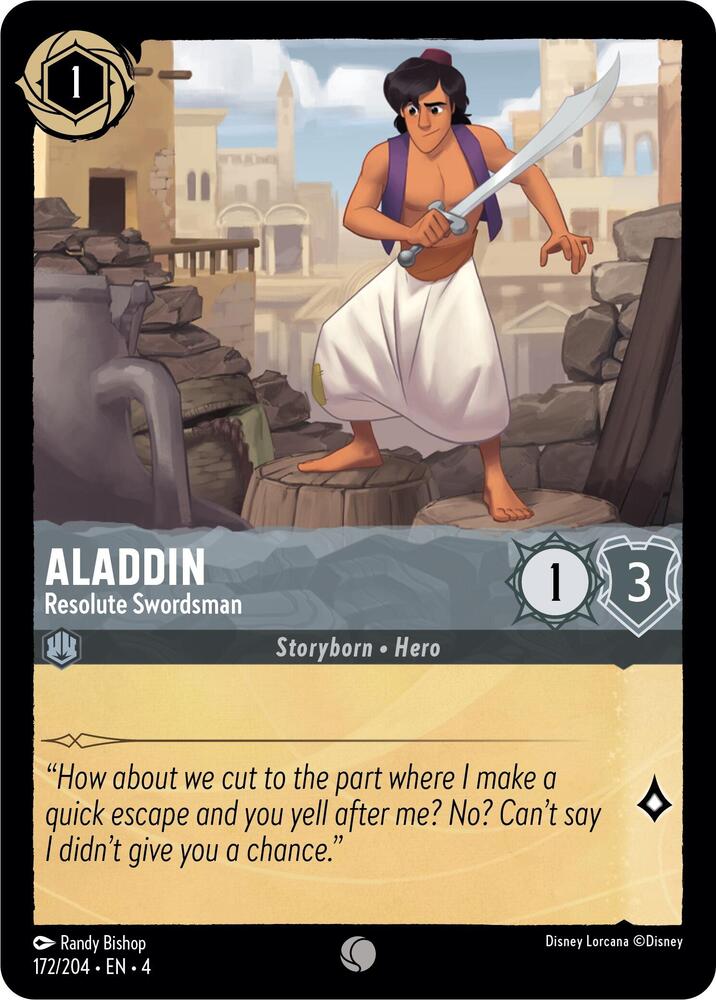 Lorcana - Aladdin - Resolute Swordsman - Ursula's Return (4)