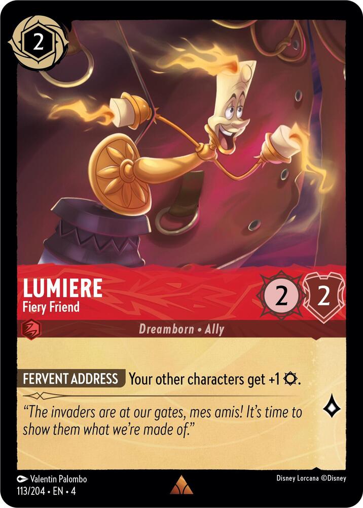 Lorcana - Lumiere - Fiery Friend - Ursula's Return (4)