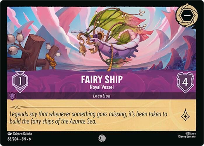 Lorcana - Fairy Ship - Royal Vessel - Azurite Sea (6)