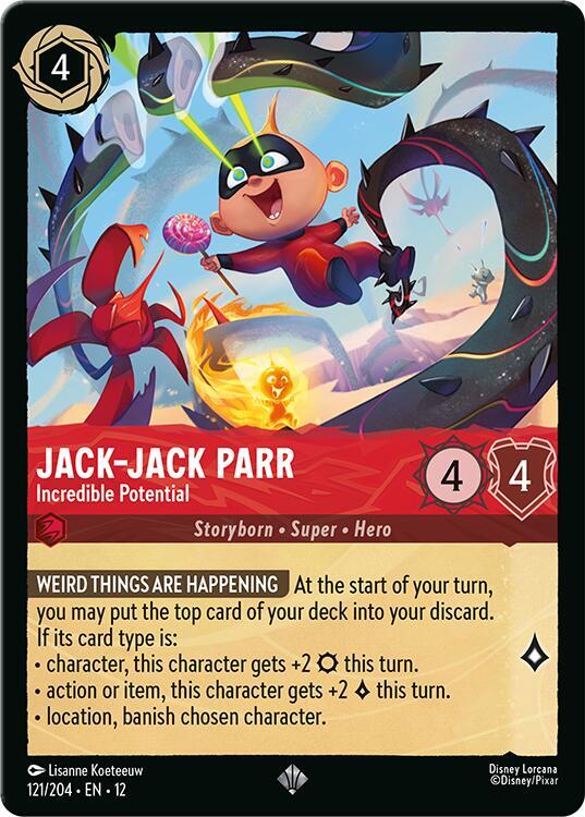 Lorcana - Jack-Jack Parr - Incredible Potential - Wilds Unknown (12)