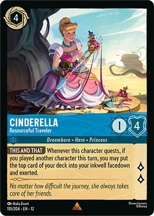 Lorcana - Cinderella - Resourceful Traveler - Wilds Unknown (12)