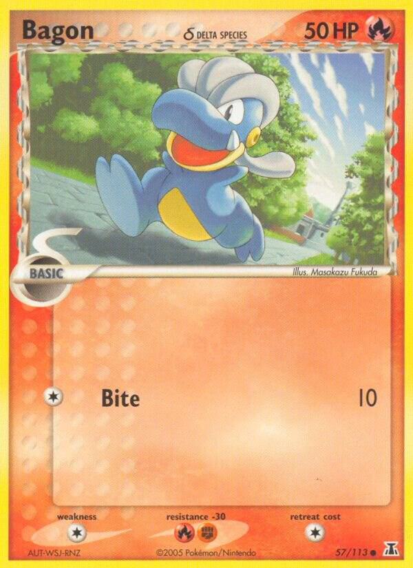 Pokemon - Bagon - 057/113 (Delta Species) - Delta Species (DS)