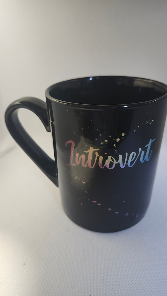 10 Strawberry Street Introvert Paint Splatter Mug