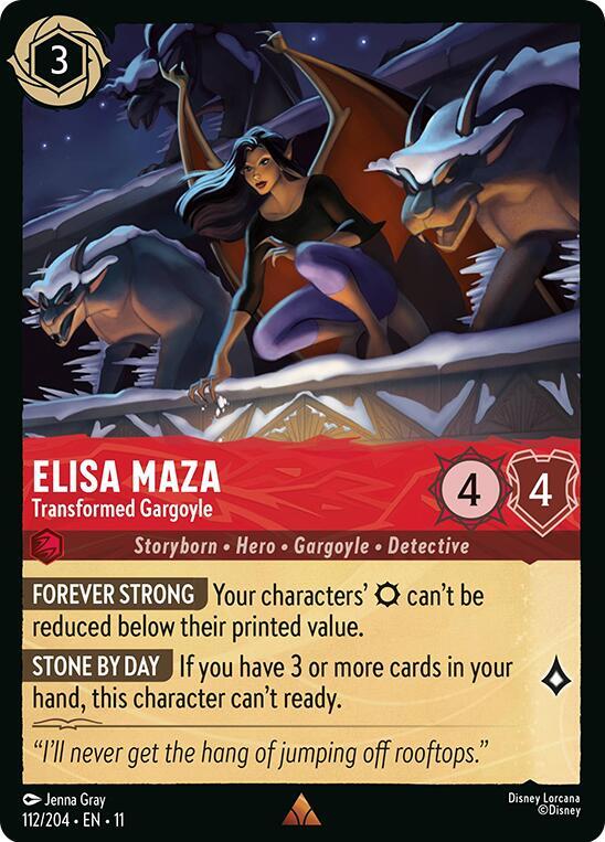 Lorcana - Elisa Maza - Transformed Gargoyle - Winterspell (11)