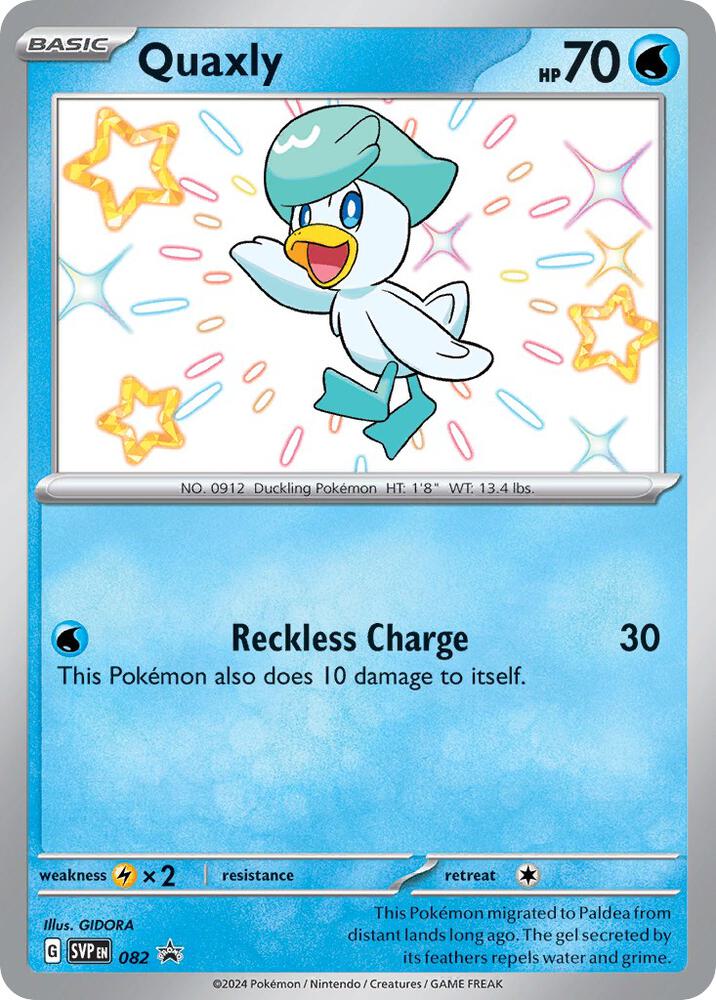 Pokemon - Quaxly - 082 - SV: Scarlet & Violet Promo Cards (SVP)