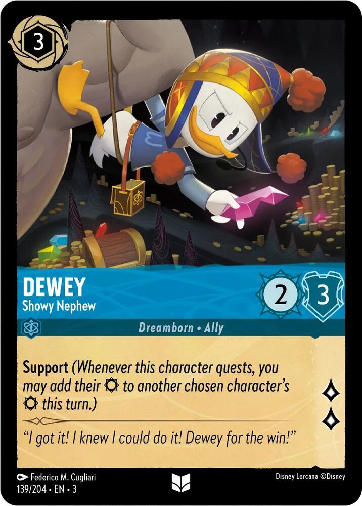 Lorcana - Dewey - Showy Nephew - Into the Inklands (3)