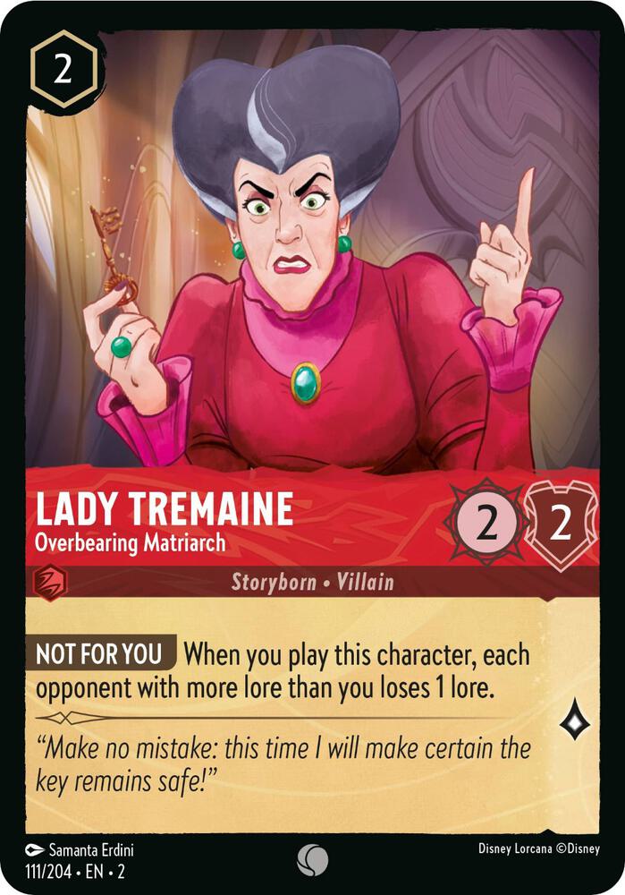 Lorcana - Lady Tremaine - Overbearing Matriarch - Rise of the Floodborn (2)