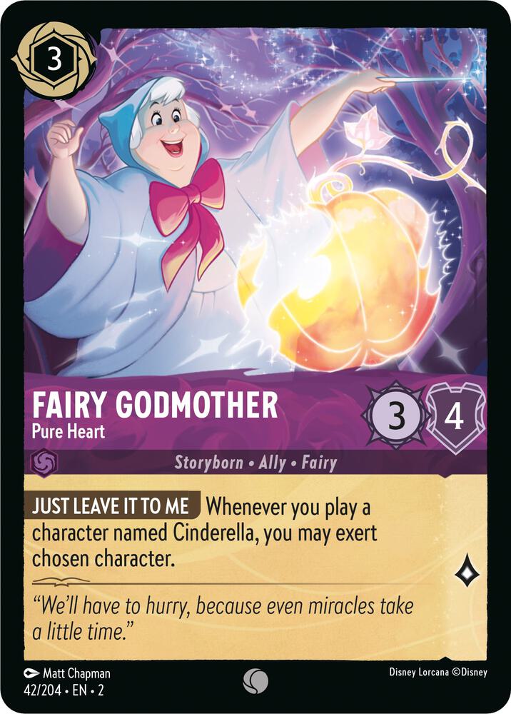 Lorcana - Fairy Godmother - Pure Heart - Rise of the Floodborn (2)