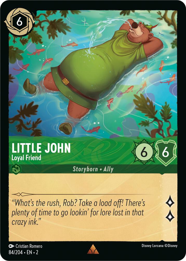 Lorcana - Little John - Loyal Friend - Rise of the Floodborn (2)