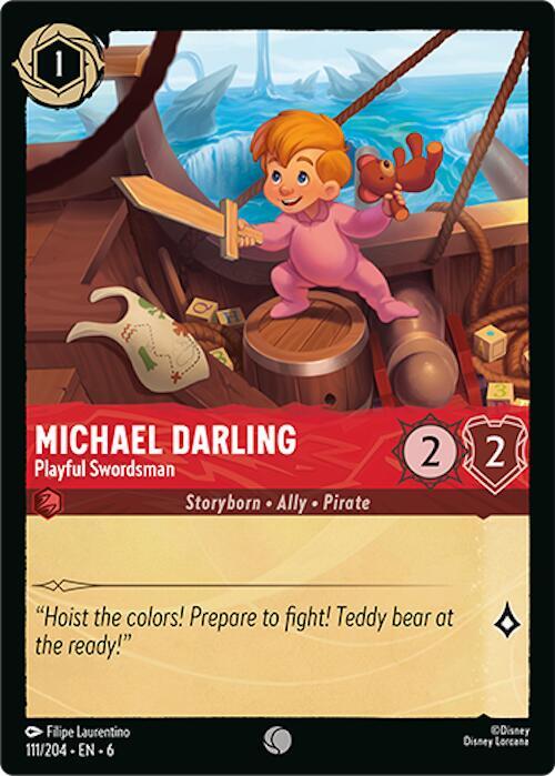 Lorcana - Michael Darling - Playful Swordsman - Azurite Sea (6)