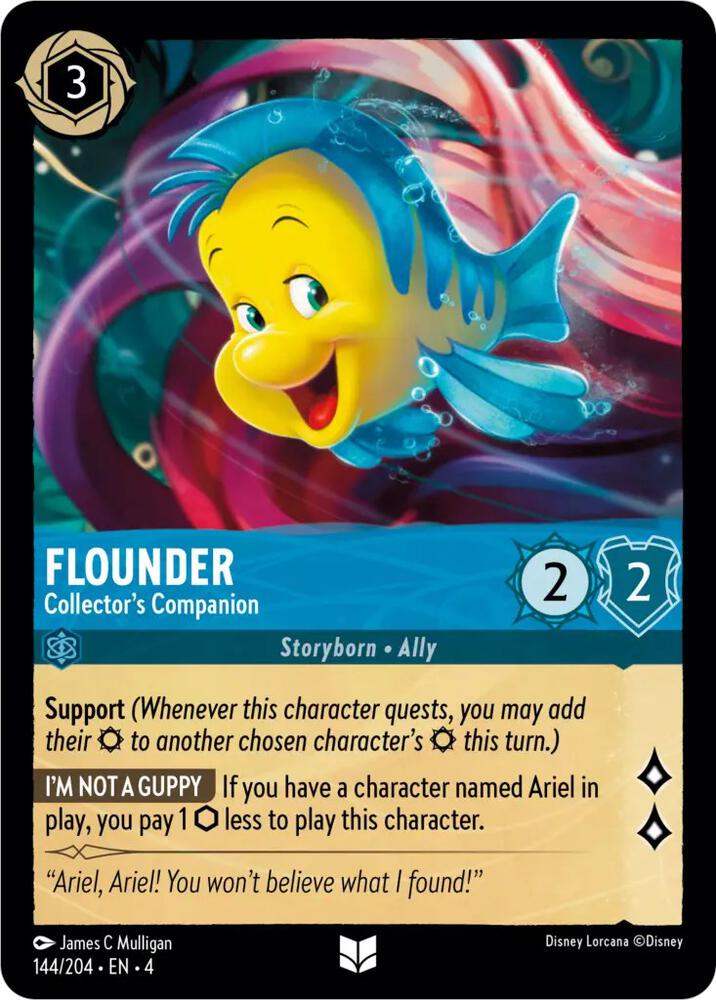 Lorcana - Flounder - Collector's Companion - Ursula's Return (4)