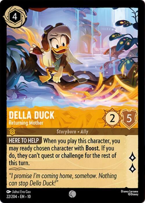Lorcana - Della Duck Returning Mother - Whispers in the Well (10)