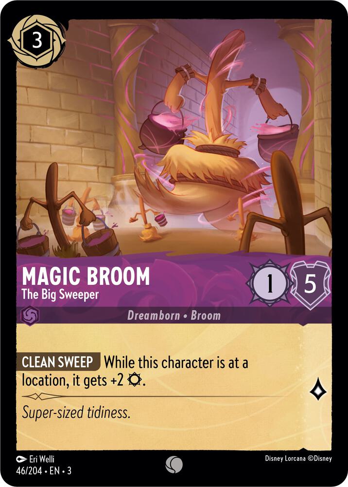 Lorcana - Magic Broom - The Big Sweeper - Into the Inklands (3)