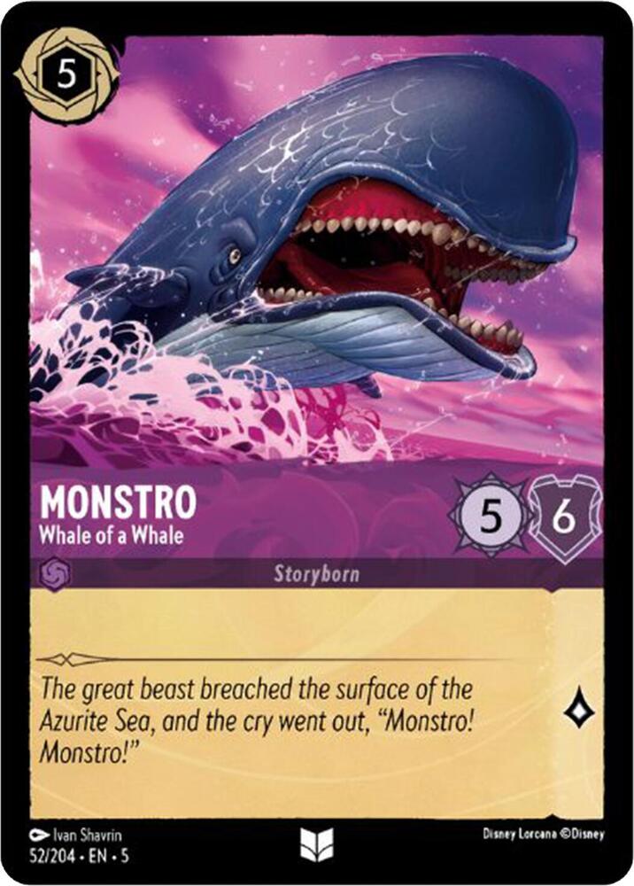 Lorcana - Monstro - Whale of a Whale - Shimmering Skies (5)